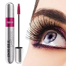 FARMASi Double Lash Extend Mascara, 2-Step Special Brush for Lengthening & Volumizing, False Lash Effect, Buildable Formula, No Clumping, Defines & Multiplies Eyelashes, Intense Black - Farmasi - Image 2
