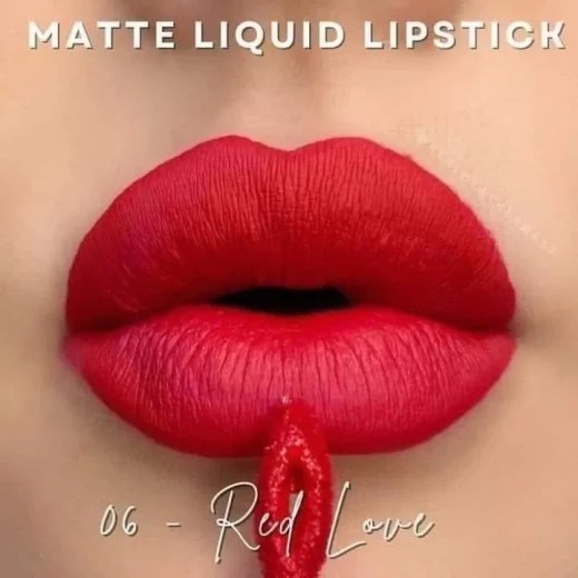 Farmasi MATTE LIQUID LIPSTICK 4 ML- 06 RED LOVE - Farmasi - Image 2
