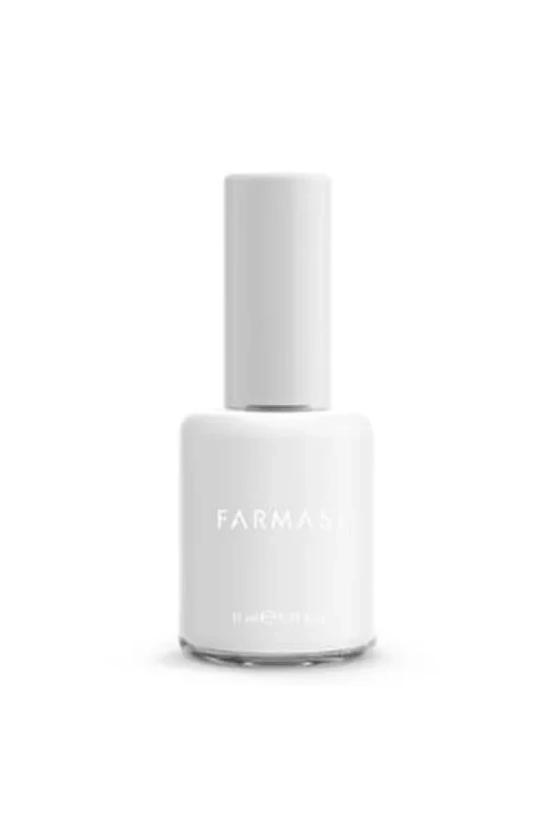 Farmasi Iconic PURE WHITE Nail Polish Long Lasting Professional Manicure 11 ML for Women - Farmasi