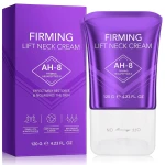 AH-8 Firming Neck Cream Lifting & Tightening Skin, Skin Body Care Neck Cream with Roller, Reduces Wrinkles and Fine Lines, Facial Moisturizer, 4.23Oz(Purple) - Ah8