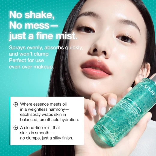 ANUA PDRN Collagen Glow Facial Serum Spray, Hydrating Face Mist, Hyaluronic Acid, dewy glass finish, All Skin Types, Instant Plumping Hydration, Firming Care, Korean Skincare, 3.38 fl oz - Anua - Image 2