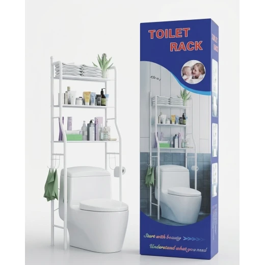 Over The Toilet Storage Rack Organizer - Maya - Image 2