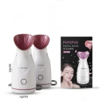 Nano Facial Steamer for Deep Skin Hydration and Pore Cleansing, Portable Face Steam Device with Fine Mist Technology for Skincare Preparation and Daily Beauty Routine, Compact 25 x 14 cm Home Use Design - Maya
