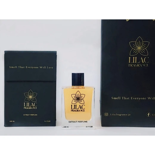 عطر ليلاك فراجرانس غولدن ليذر للرجال 100 مل عود روز زعفران يدوم طويلاً او دي بارفان - Lilac fragrance - Image 3