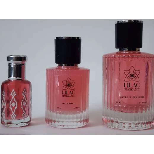 مجموعة عطر ليلاك فراغرانس بيري بليس للنساء 50 مل، 30 مل، 12 مل هدية فاخرة - Lilac fragrance - Image 4