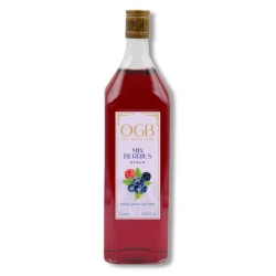OGB Mix Berries Syrup 1 liter A delicious mix of berries for a rich fruity flavor in your drinks