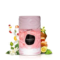 عطر لو بونور سيرينيتي أو دو بارفان – 100 مل، عطر فاخر برائحة الماندرين والياسمين وقاعدة دافئة من الكراميل والعنبر لرائحة تدوم طويلاً