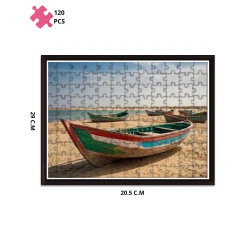 قوارب موريتانيا أحجية مكونة من 120 قطعة، بقياس 20.5 سم × 29 سم