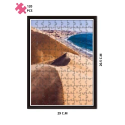 ساحل الاموات - ناميبيا أحجية مكونة من 120 قطعة، بقياس 20.5 سم × 29 سم
