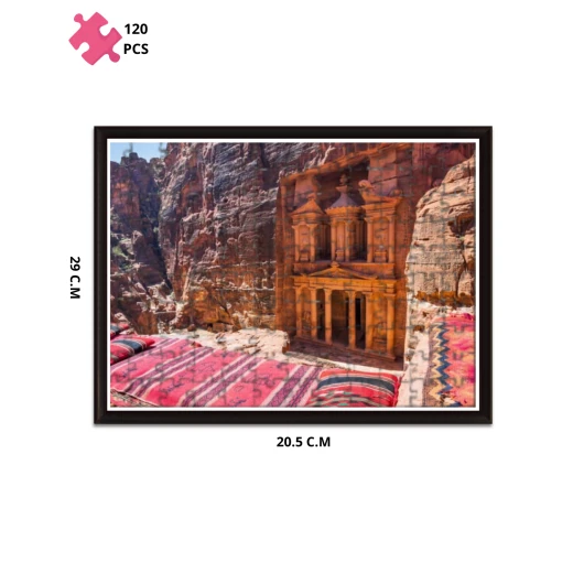 البتراء أحجية مكونة من 120 قطعة، بقياس 20.5 سم × 29 سم البتراء أحجية مكونة من 120 قطعة، بقياس 20.5 سم × 29 سم
