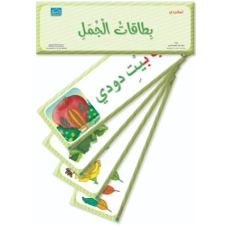 KG2 Sentences Cards – 38 Large Educational Flashcards for Teaching Sentences (Pre-School Stage)