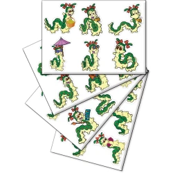 Dodi Characters, Large Cartoon Pages Featuring a Group of Dodi Friends