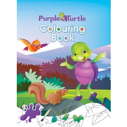 Purple Turtle Colouring Book, 4 | Full of Fun, Creativity & Entertainment for Kids