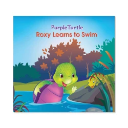 Roxy Learns to Swim, A Confidence-Boosting Story for Kids | Purple Turtle Life Skills Series