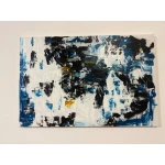Handmade abstract painting titled "Spiritual purity" One piece - AS art