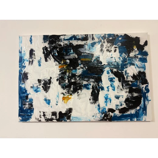 Handmade abstract painting titled Handmade abstract painting titled