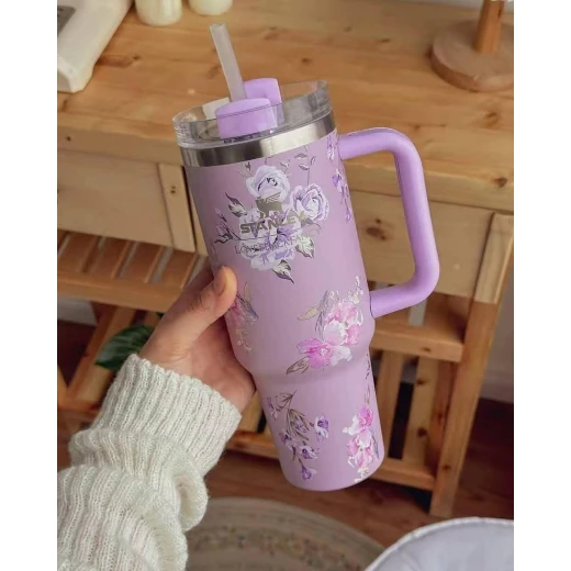 Stanley Master Cup 40oz (1182ml) – Lavender Lilac– Large Capacity Mug for Hot & Cold Drinks - AS art - Image 2