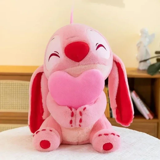 Stitch Doll with a Heart – 40cm | Soft, Cuddly Plush Toy – Perfect Gift for All Occasions Pink Stitch Doll with a Heart – 40cm | Soft, Cuddly Plush Toy – Perfect Gift for All Occasions Pink