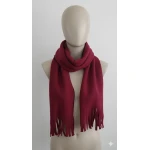 warm winter felt scarf - burgundy  A generous 30 x 150 cm size provides ideal coverage and warmth for the neck and chest - AS art