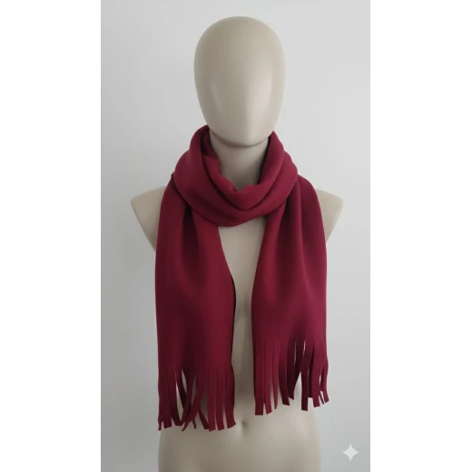 warm winter felt scarf - burgundy A generous 30 x 150 cm size provides ideal coverage and warmth for the neck and chest warm winter felt scarf - burgundy A generous 30 x 150 cm size provides ideal coverage and warmth for the neck and chest