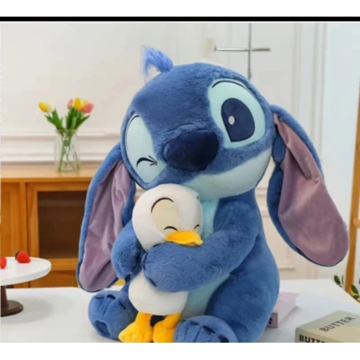 Stitch Doll with Stuffed Duck , Soft Plush Toy Set, Perfect Gift for Kids and Collectors - Image 3