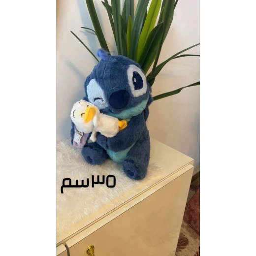 Stitch Doll with Stuffed Duck , Soft Plush Toy Set, Perfect Gift for Kids and Collectors - Image 2