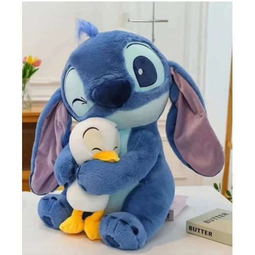 Stitch Doll with Stuffed Duck , Soft Plush Toy Set, Perfect Gift for Kids and Collectors Stitch Doll with Stuffed Duck , Soft Plush Toy Set, Perfect Gift for Kids and Collectors
