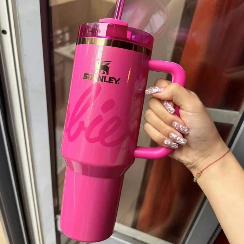 barbie Stanley Master Cup 40oz (1182ml) – Large Capacity Mug for Hot & Cold Drinks, Durable, Stylish, and Portable - AS art