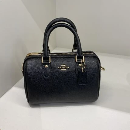 Coach Mini Rowan Bag - Royal Black - Master Copy with all accessories - AS art - Image 3
