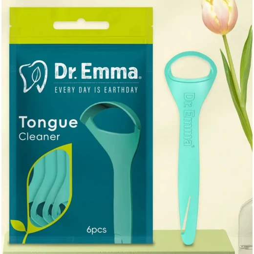 Dr. Emma Tongue Cleaner Scraper – Pack of 6, Professional Oral Hygiene Tool for Fresh Breath, Bad Breath Prevention, and Daily Dental Care Dr. Emma Tongue Cleaner Scraper – Pack of 6, Professional Oral Hygiene Tool for Fresh Breath, Bad Breath Prevention, and Daily Dental Care