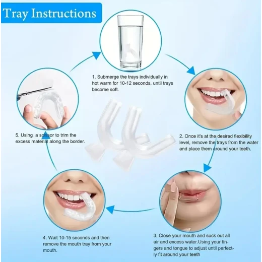 4PCS Dental Night Mouth Guard with Storage Case – Anti Grinding & Clenching Teeth Protection for Sleeping - Snugsy - Image 2