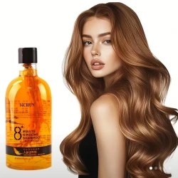 MCHUN 8-Minute Ginseng Shampoo 400ml – Anti Hair Loss & Growth Formula with Ginger, Ginseng & Ganoderma Extracts