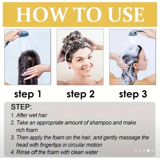 MCHUN 8-Minute Ginseng Shampoo 400ml – Anti Hair Loss & Growth Formula with Ginger, Ginseng & Ganoderma Extracts - Snugsy - Image 4