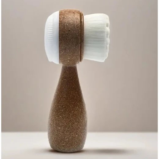 Natural Coconut Fiber Face & Body Brush | Eco-Friendly Manual Exfoliator for Deep Cleansing & Circulation | Sustainable Skincare Dry Brushing Tool - Snugsy - Image 2