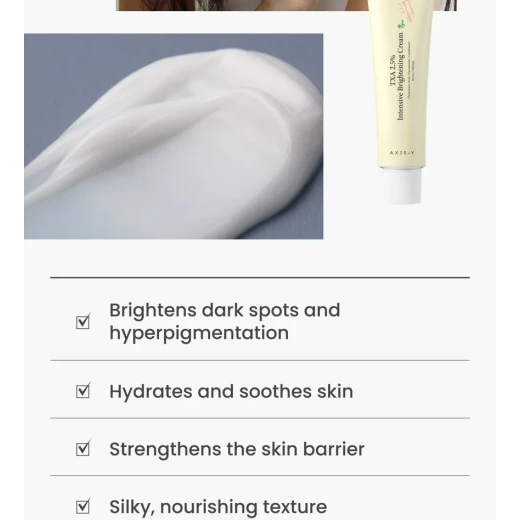 AXIS-Y TXA 2.5 Percent Intensive Brightening Cream – Tranexamic Acid Face Cream for Dark Spots and Hyperpigmentation 50ml - Axis-y - Image 4