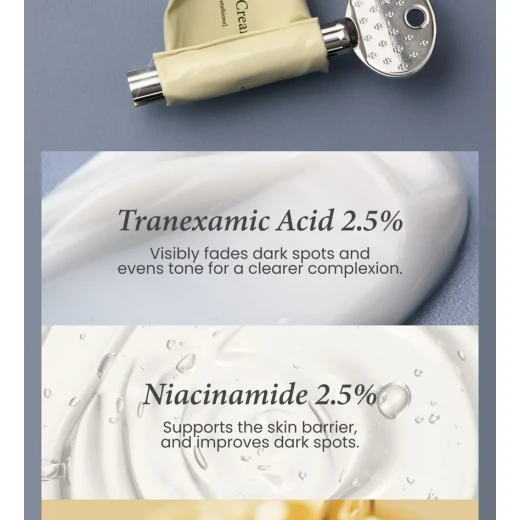 AXIS-Y TXA 2.5 Percent Intensive Brightening Cream – Tranexamic Acid Face Cream for Dark Spots and Hyperpigmentation 50ml - Axis-y - Image 5