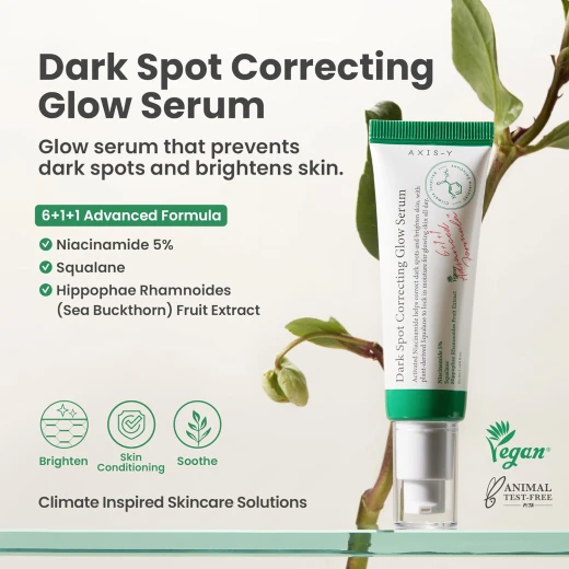 AXIS‑Y Glass Skin Duo Set (2 pcs) – Dark Spot Correcting Glow Serum + Vegan Collagen Eye Serum for Bright, Firm, Glass‑Like Skin - Axis-y - Image 6