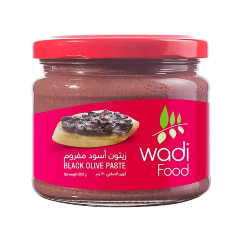 Wadi Food Black Olive Paste  - 300g - Wadi food