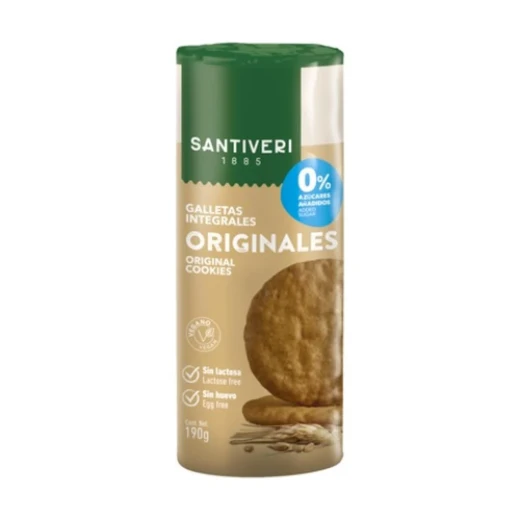 Santiveri Digestive Biscuits Original No Added Sugar 190g Santiveri Digestive Biscuits Original No Added Sugar 190g