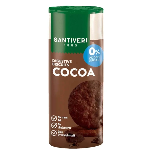 Santiveri Biscuits Digestive Light With Cocoa – 200g Santiveri Biscuits Digestive Light With Cocoa – 200g