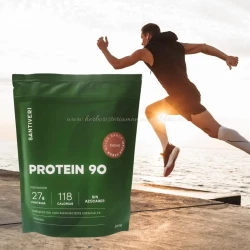سانتيفيري بروتين كاكاو – 90 ظرف (Doypack)، 300 غرام، مسحوق كاكاو عالي البروتين بطعم شوكولاتة غني، مناسب للرياضة والتغذية الصحية وبناء العضلات