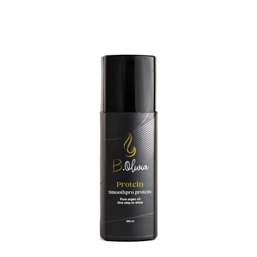 B.Olivia Hair Protein – 500ml Smooths and repairs damaged hair, reduces frizz, restores shine and strength—formaldehyde-free, safe formula. B.Olivia Hair Protein – 500ml Smooths and repairs damaged hair, reduces frizz, restores shine and strength—formaldehyde-free, safe formula.