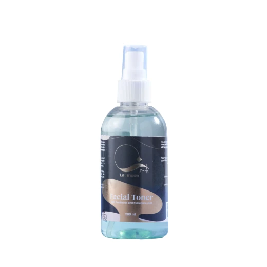 La moon Toner 200ml minimizes pores controls oil and hydrates with Damascus Rose Water and Panthenol suitable for all skin types La moon Toner 200ml minimizes pores controls oil and hydrates with Damascus Rose Water and Panthenol suitable for all skin types