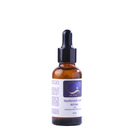 La moon Hyaluronic Acid Serum 30ml deeply hydrates and boosts elasticity with Hyaluronic Acid Vitamin B5 and B3 - La'moon - Image 2