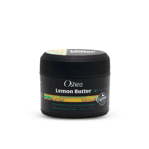 Oshea Lemon Butter 150ml deeply hydrates softens and evens skin tone perfect for daily use