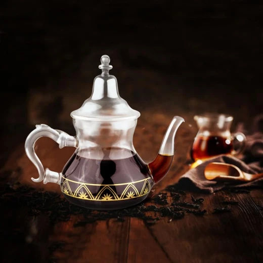 Atad Borosilicate Glass Teapot 1L – Heat Resistant Tea Pot - Atad - Image 2