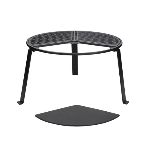 Atad Multi-Purpose BBQ Fire Rack 43×25 cm – Black – Fast Even Heating, Durable & Stable Outdoor Cooking Rack - Atad - Image 4