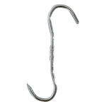 Atad Heavy-Duty Stainless Steel Carcass Hanging Hook 25 cm – 9.8 mm Thick, Strong & Safe for Heavy Loads - Atad