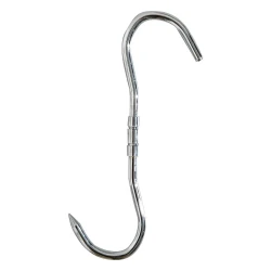 Atad Heavy-Duty Stainless Steel Carcass Hanging Hook 25 cm – 9.8 mm Thick, Strong & Safe for Heavy Loads