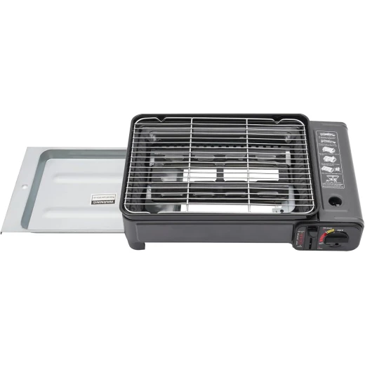 YANCHUAN Portable Outdoor Gas Grill with 6 Skewers, Tongs & Brush – Camping & Picnic - Yanchuan - Image 4